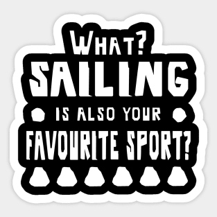 Sailing Sailboat Captain Men Boys Sticker